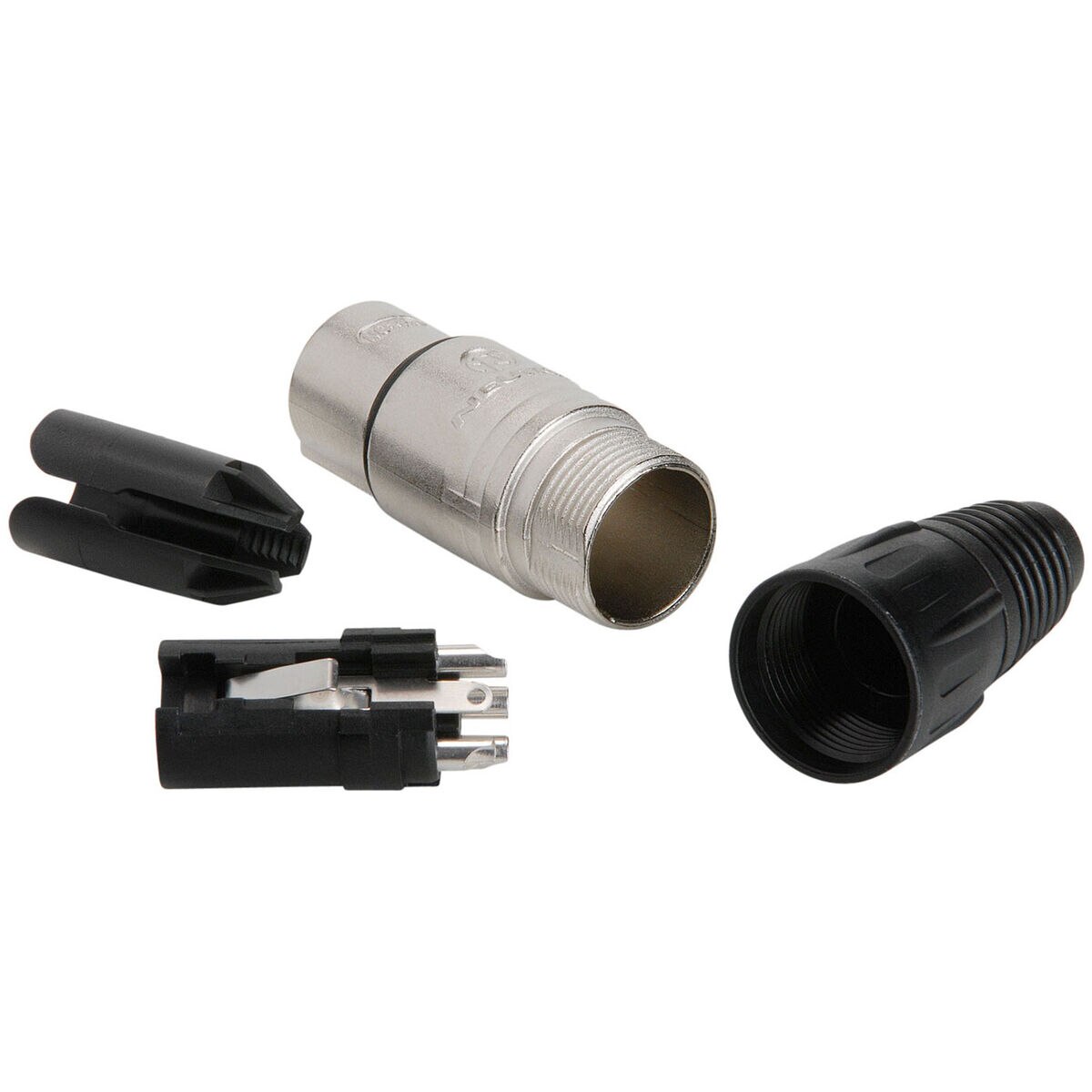 n.　ガール Neutrik NC4FX Female XLR Connector Nickel 4-Pin